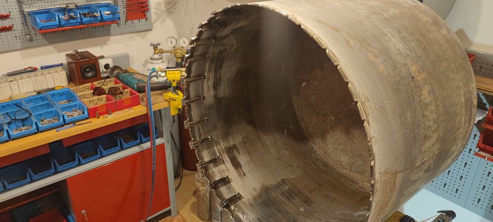 Ipari betonvágási projekt